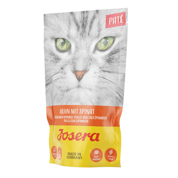 Josera Cat Chicken+Spinach pate konservai katėms, 85g