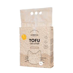 Expertus Tofu kraikas katėms,  bekvapis, 6l (2,6kg) - papildoma nuotrauka 2
