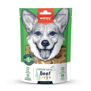 Wanpy skanėstai šunims, liofilizuotos jautienos kepenėlės,40g