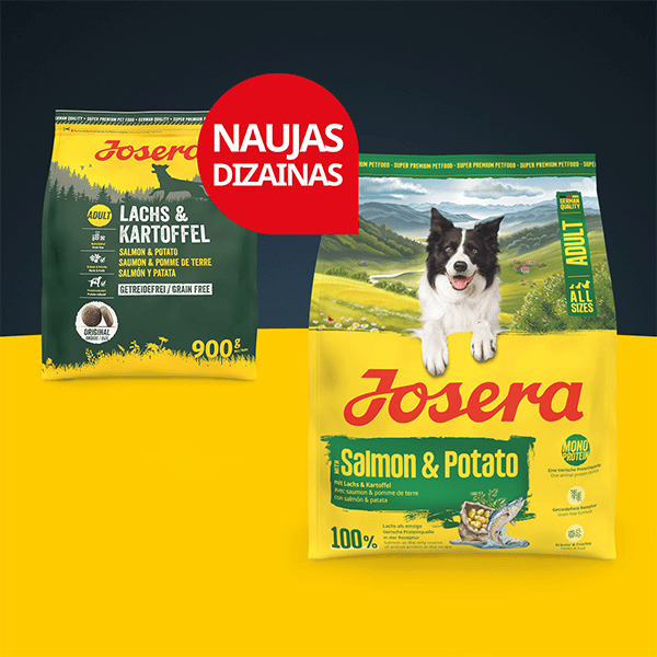Josera Salmon + Potato A/S begrūdis sausas pašaras šunims su lašiša ir bulvėmis, 900 g - papildoma nuotrauka 3