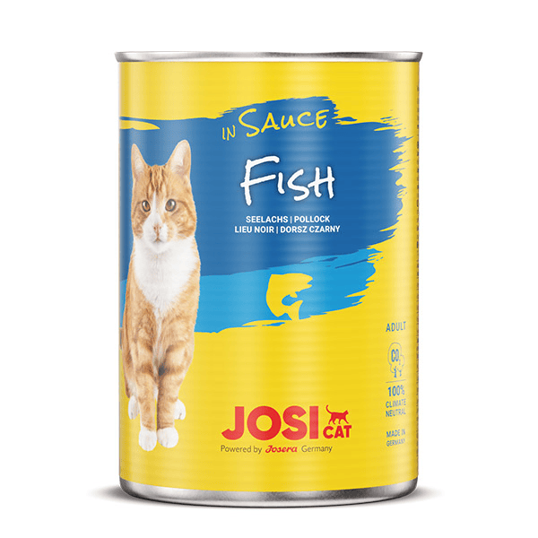 JosiCat Fish in Sauce konservai katėms, žuvis padaže, 415g