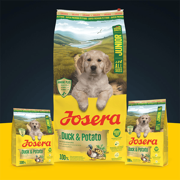 Josera Junior Duck + Potato A/S sausas pašaras šunims su antiena ir bulvėmis, 12,5 kg - papildoma nuotrauka 2