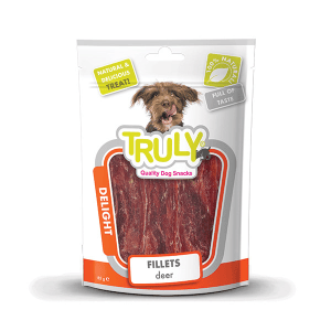 Truly skanėstas šunims, elnienos juostelės, 85 g