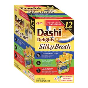 CIAO Dashi delight šilkinis vištienos sultinys su tunu įvairių skonių 12 vnt - papildoma nuotrauka 2