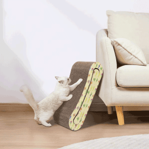 Nobleza draskymo lenta katei 2in1,ruda, 44.5x20x11 - papildoma nuotrauka 2