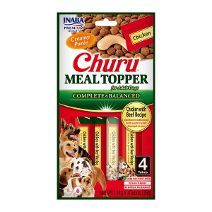 Churu Meal topper skanėstas šunims maistui gardinti su vištiena ir jautiena, 4 vnt.