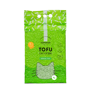 Expertus Tofu kraikas katėms, žaliosios arbatos kvapo, 6l (2,6kg)