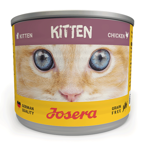 Josera Kitten Chicken begrūdis konservuotas pašaras jaunoms katėms su vištiena, 200 g