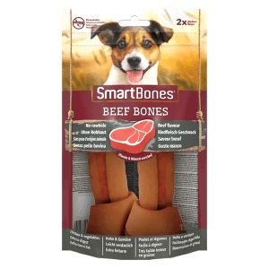 SmartBones Chicken Bones kaulai su jautiena vidutinio dydžio veislių šunims, 2 vnt.