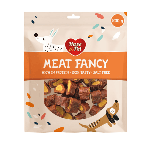 HAP skanėstas šunims, jautienos lazdelės, 500 g