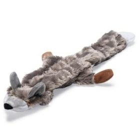 Žaislas šuniui - Pliušinis lapiukas, pilkas, BEEZTEES, 30 cm