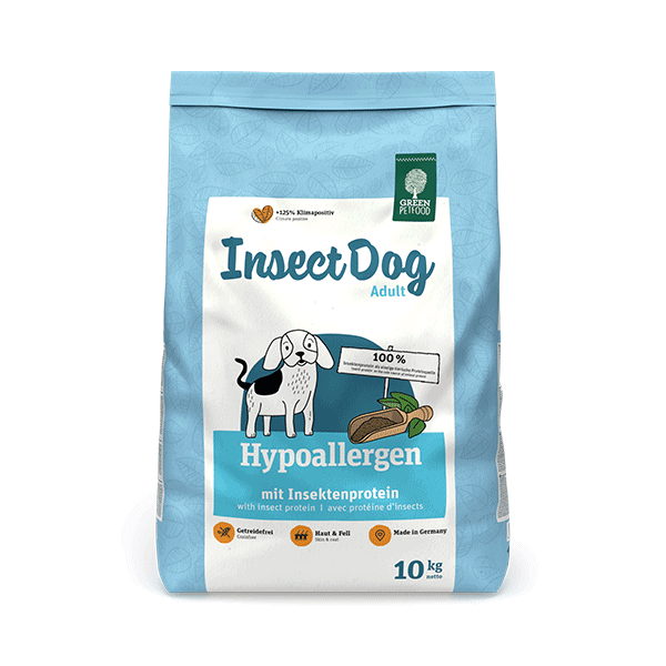 Green Petfood Insect Dog Hypoallergen sausas pašaras alergiškiems šunims, 10 kg