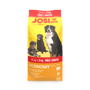 JosiDog Economy sausas pašaras šunims, 15+3kg AKCIJA