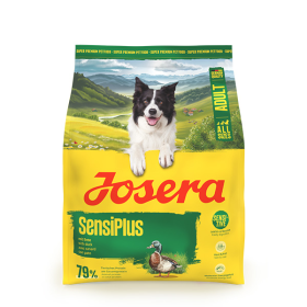 Josera SensiPlus sausas pašaras jautriems šunims su antiena, 900 g