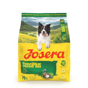 Josera SensiPlus sausas pašaras jautriems šunims su antiena, 900 g