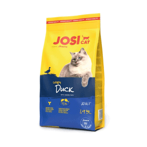 JosiCat Crispy Duck sausas pašaras katėms su antiena, 1,9 kg
