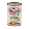 Landfleisch konservai šunims, paukštiena+lašiša, 400g