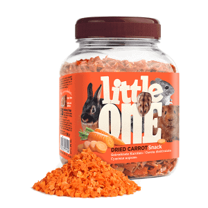 Little one skanėstas graužikams džiovintos morkos, 200 g