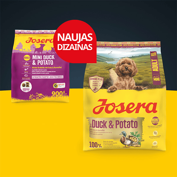 Josera Mini Duck+Potato sausas pašaras mažų veislių šunims su antiena, 900 g - papildoma nuotrauka 3