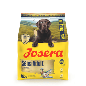 Josera SensiAdult sausas pašaras jautriems šunims su antiena ir lašiša, 900 g