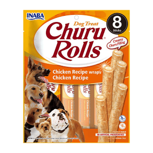 Churu Rolls skanėstas šunims su vištiena, lazdelės, 8 vnt.
