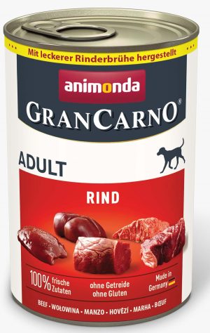 Animonda GranCarno Adult Beef: konservai šunims su šviežia jautiena, 400 g - papildoma nuotrauka 2