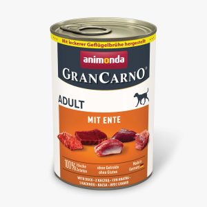 Animonda GranCarno Adult Duck: konservai suaugusiems šunims su šviežia antiena, 400 g - papildoma nuotrauka 2