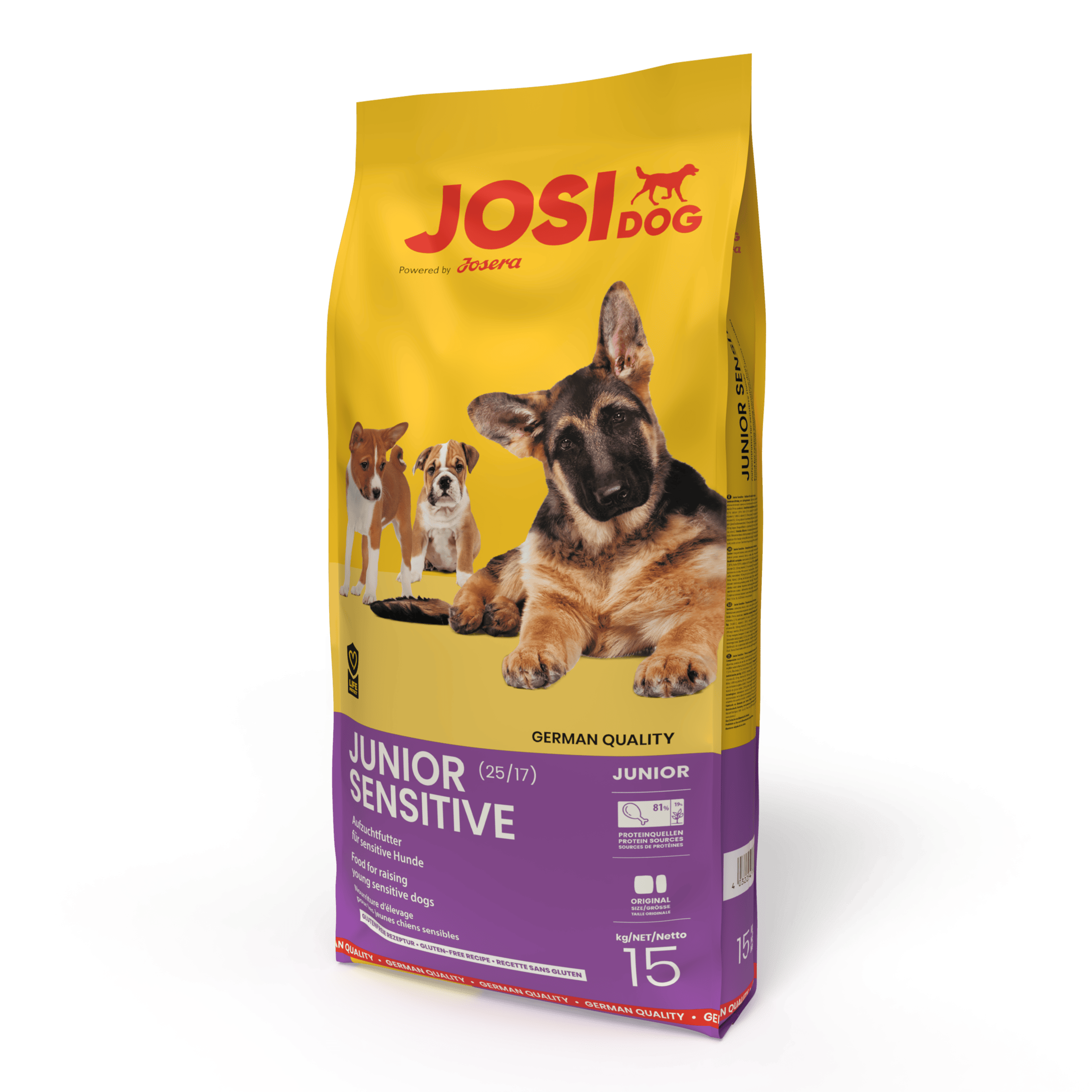JosiDog Junior Sensitive sausas pašaras šunims 15kg - papildoma nuotrauka 2