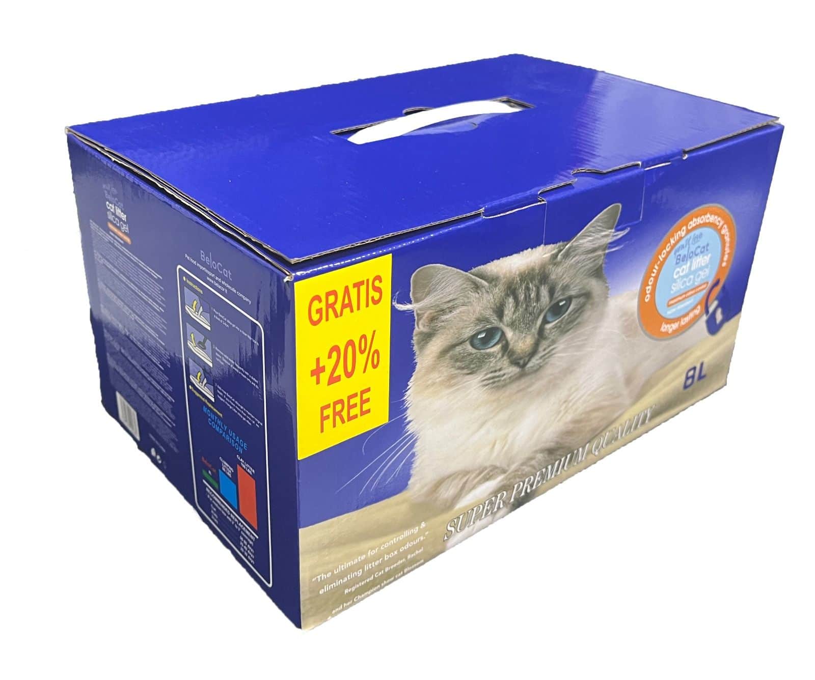Silikoninis kačių kraikas BeloCat 8 l / 3 kg