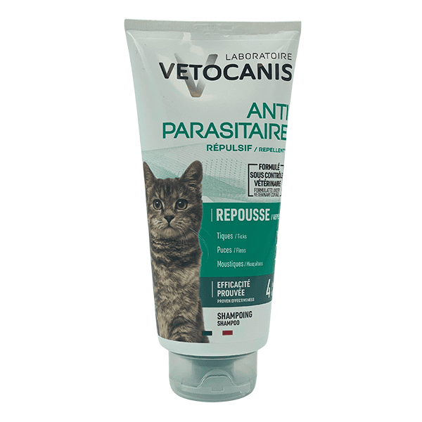 Vetocanis antiparazitinis šampūnas katėms, 300ml