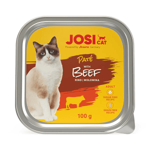 JosiCat Paté with Beef paštetas katėms su jautiena, 100 g