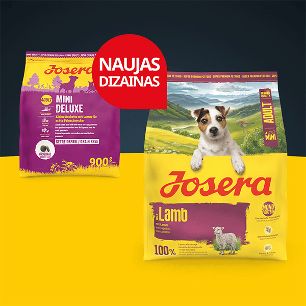 Josera Mini Lamb begrūdis sausas pašaras mažų veislių šunims su ėriena, 900 g - papildoma nuotrauka 3