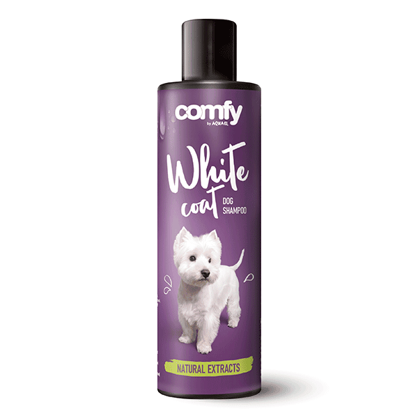 Comfy šampūnas white coat, šunims, 250ml
