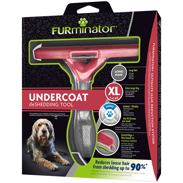 FURminator deShedding šukos ilgaplaukiams šunims XL