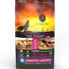 AMBROSIA Junior begrūdis su šviežia vištiena ir lašiša sausas maistas didelių veislių jauniems šuniukams, Fresh Chicken & Salmon 2 kg