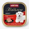 Animonda Vom Feinsten Adult with Beef and Turkey Hearts – konservai suaugusiems šunims su jautiena ir kalakutų širdimis, 150 g