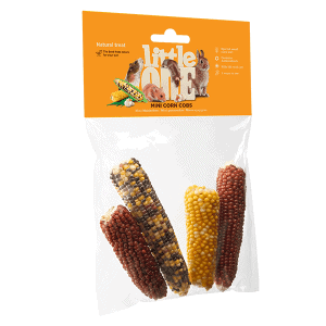 Little one skanėstas graužikams mini kukurūzų burbuolės, 130 g