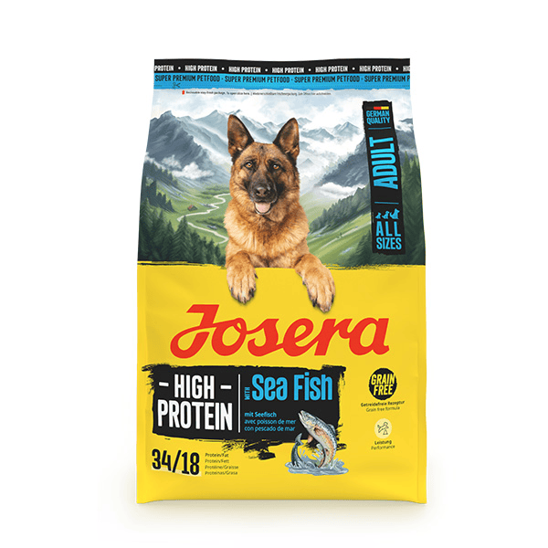 Josera High Protein Adult Sea Fish sausas pašaras šunims su žuvim, 3 kg