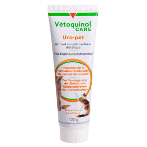 Vetoquinol Uro pet pasta šlapimo takų ligoms, šunims ir katėms, 120g