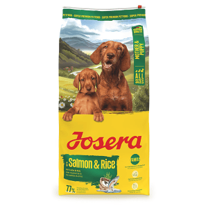 Josera Mother and Puppy sausas pašaras šunims vaikingoms kalėms ir šuniukams su lašišair ryžiais, 12,5 kg
