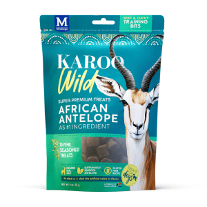 Karoo Wild skanėstai šunims su antilope ir čiobreliais, 113g
