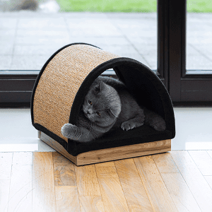 Ecomfy draskyklė katėms half moon eco, kreminė, 35x60 cm - papildoma nuotrauka 4