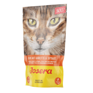 Josera Soup Chicken & Carrots konservuotas vištienos sultinys katėms su vištiena ir morkomis 70g