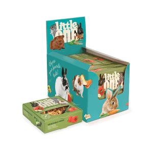 Little one skanėstas-žaislas graužikams daržovių pica, 55 g