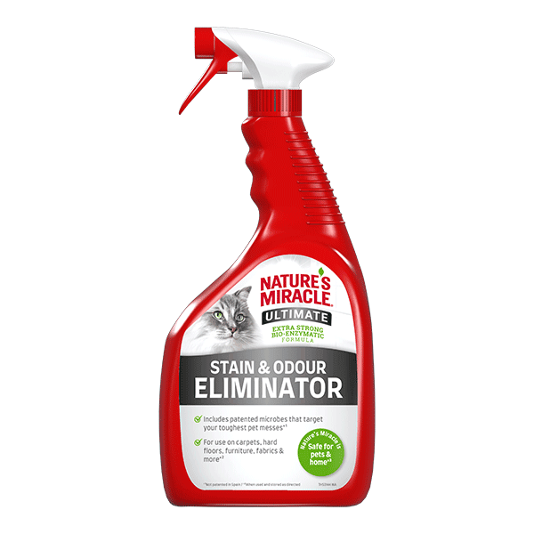 Nature's Miracle dėmių ir kvapų valymo priemonė ULTIMATE S+O katėms, 946 ml