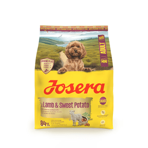 Josera Mini Lamb and Sweet Potato sausas pašaras mažų veislių šunims su ėriena ir batatais, 900 g