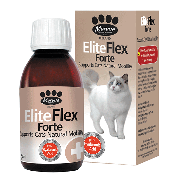 Mervue EliteFlex Forte kačių sąnariams - skystis, 150 ml