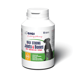 GIGI MAX STRONG Joints and Bones papildas šunų kaulų ir sąnarių funkcijai, N90