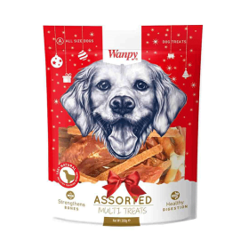 Wanpy skanėstai šunims Assorted Multi Treats xmas, 300g