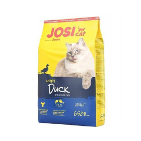 JosiCat Crispy Duck sausas pašaras katėms, 650g